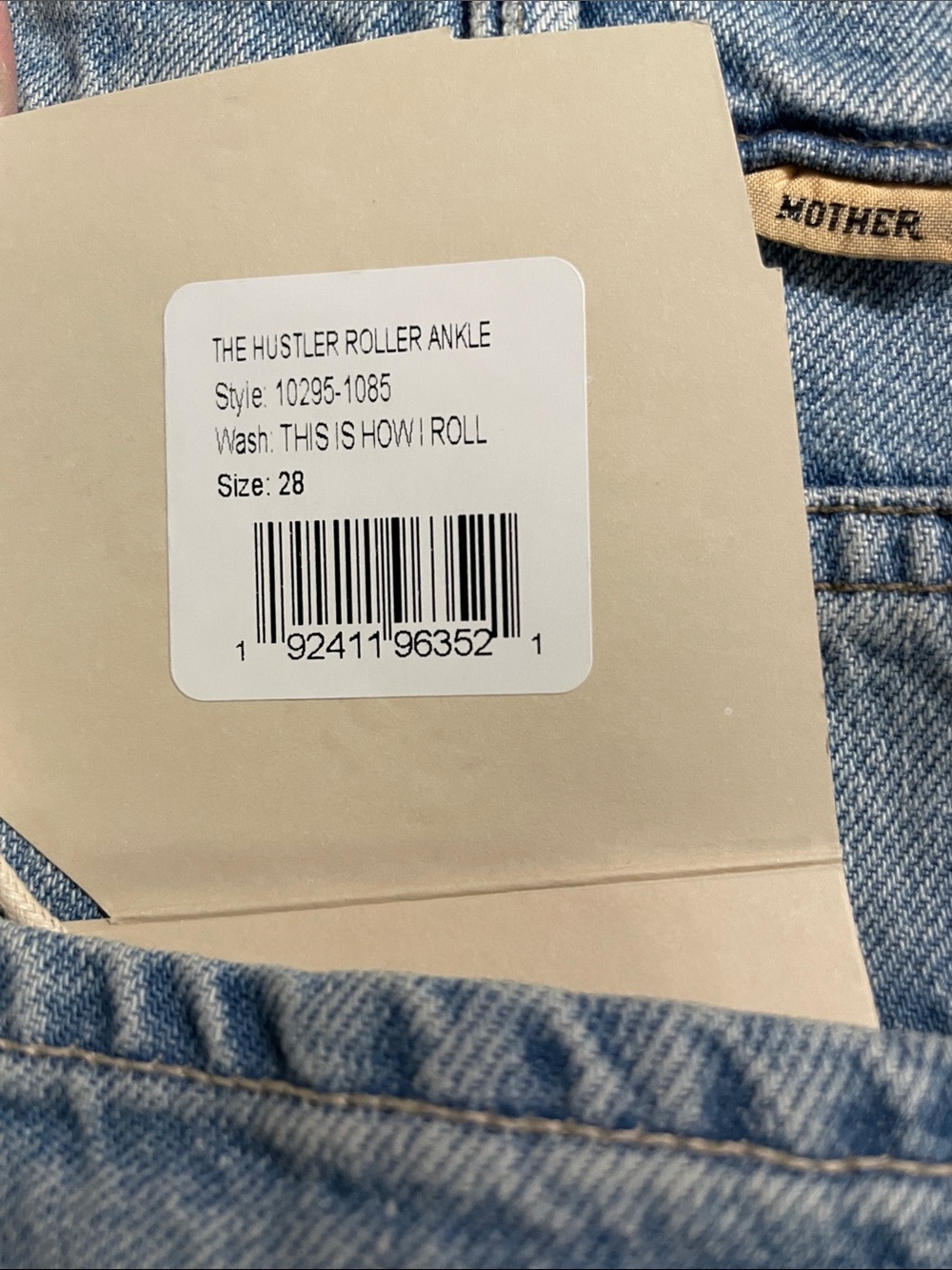 MOTHER Light Wash High-Rise Wide Leg Jeans - Picture 6 of 14